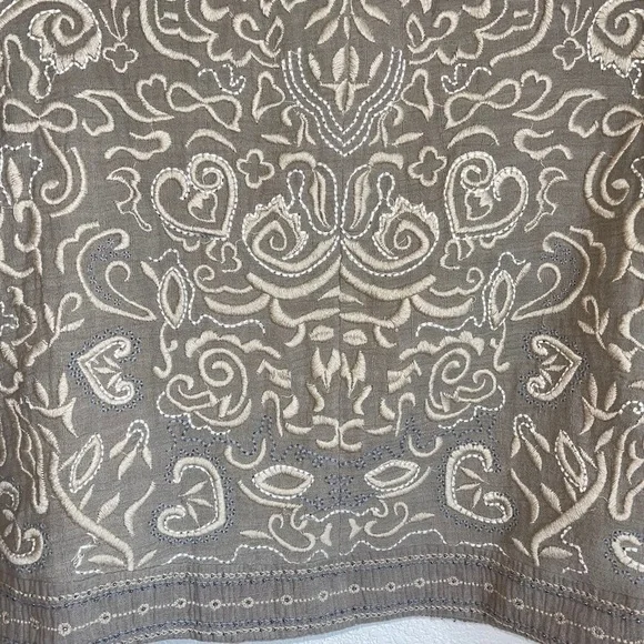 Zara Outerwear Cotton, beaded & embroidered Blazer
